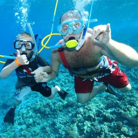 Snuba Diving at Molokini