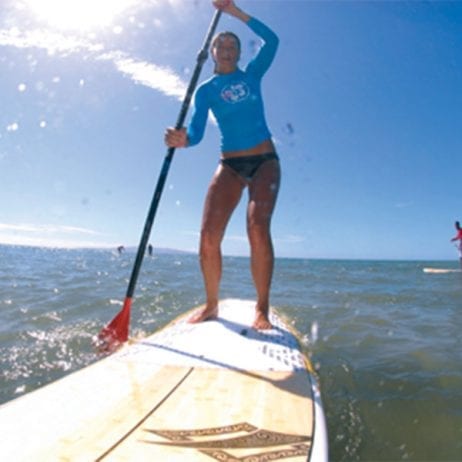 Hang Loose Surf Club teaches stand up paddle boarding