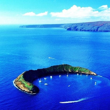 The Famous Molokini Crater in Hawaii