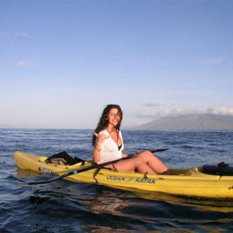 Happy Guest on Ocean Kayak