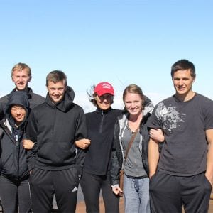 Group picture during Mountain Riders Sunrise Bike Tour