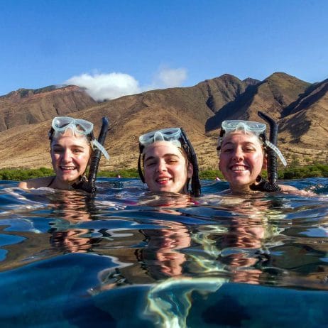 Enjoying the Lanai Snorkeling Experience