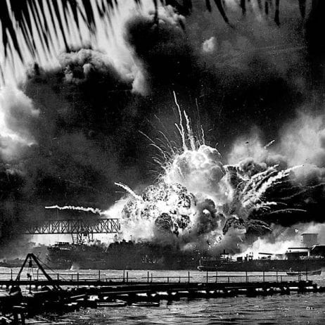 The Pearl Harbor Naval Base Attack.