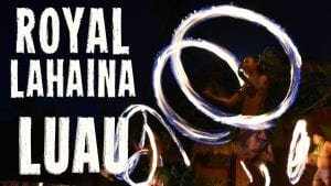 Royal Lahaina Luau Fire dancers - 2382