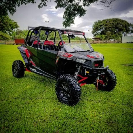 New ATV vehicle ready for a Maui off-road adventure.