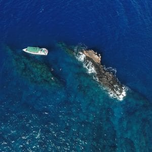 Drone View of Sanity Private Boat