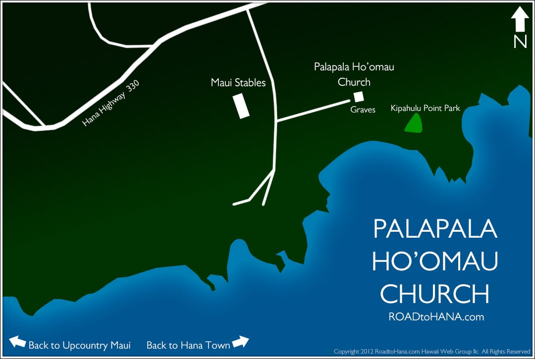 map to Palapala Church